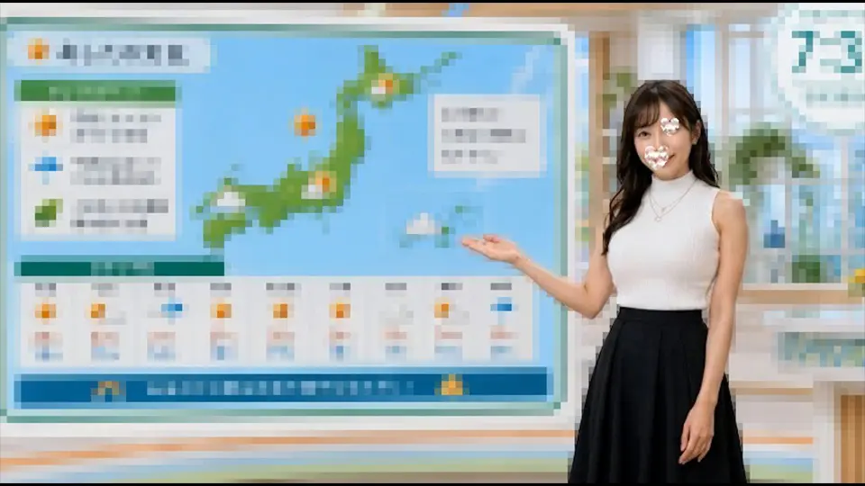 【顔出し初解禁】”2025年退社 巨乳お天気キャスター” 業界激震のガチハメ撮り緊急公開。 ※残りわずか~キーマン